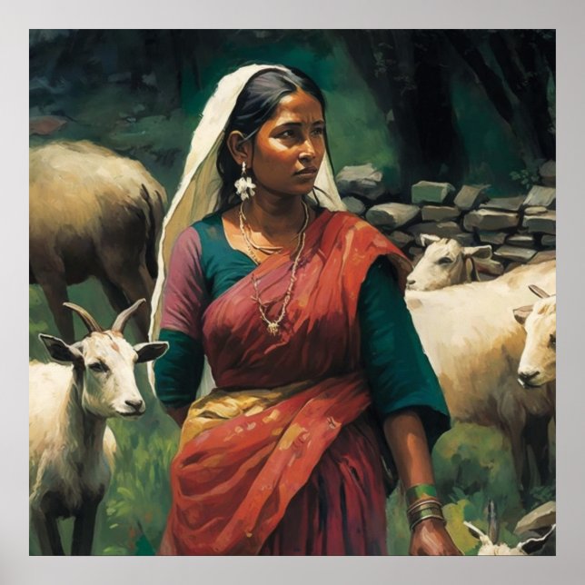 Póster Representando las luchas de las mujeres en la soci (Frente)