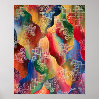 Póster Reproducción de color