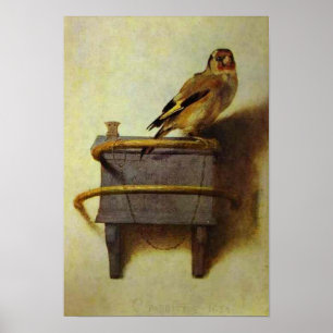 Póster Reproducción de pintura Goldfinch