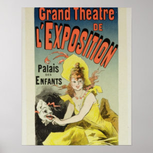 Póster Reproducción de un poster anunciando la 'Gran Noch