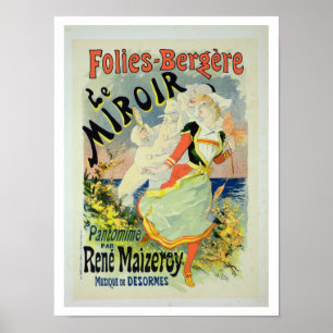 Póster Reproducción de una publicidad de poster "el