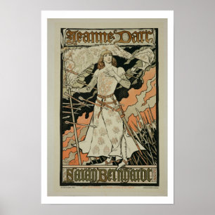 Póster Reproducción de una publicidad de poster 'Joan of
