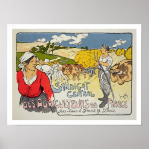 Póster Reproducción de una publicidad de poster la