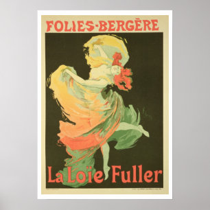 Póster Reproducción de una publicidad Poster 'Loie Fuller