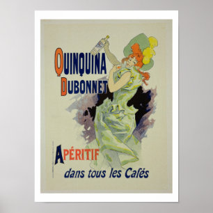 Póster Reproducción de una publicidad poster 'Quinquina D