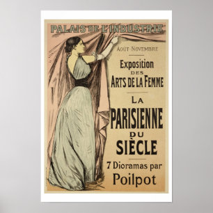 Póster Reproducción La Parisienn de una publicidad de