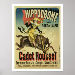 Póster Reproduction of a poster advertising 'Cadet Rousse