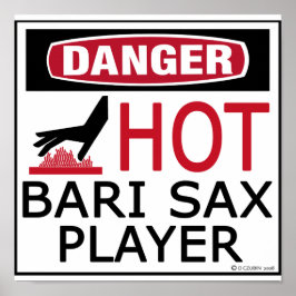 Póster Reproductor de Bari Sax en caliente