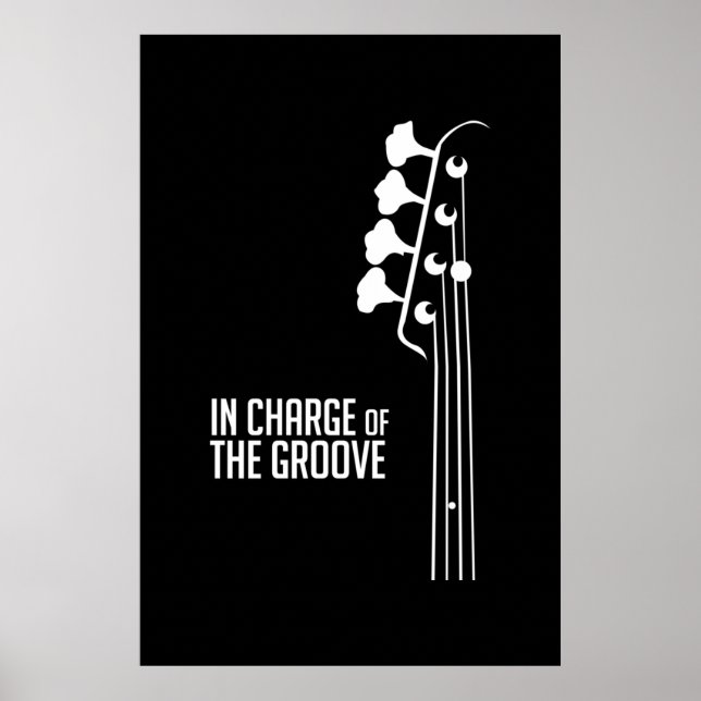 Póster Reproductor de Bass a cargo de Groove (Frente)