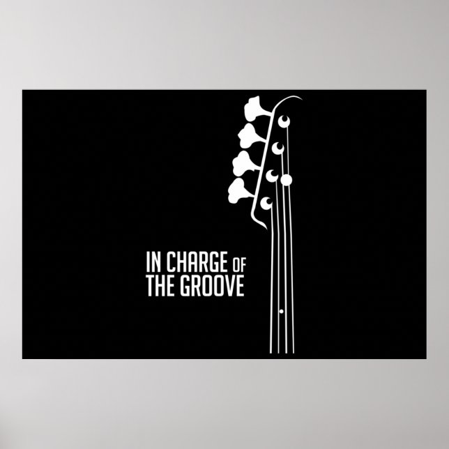 Póster Reproductor de Bass a cargo de Groove (Frente)
