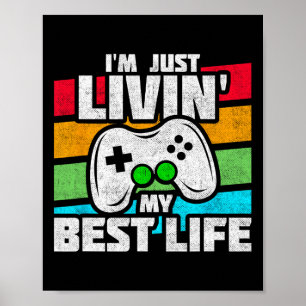 Póster Reproductor De Videojuegos - Pc Console Online Gam