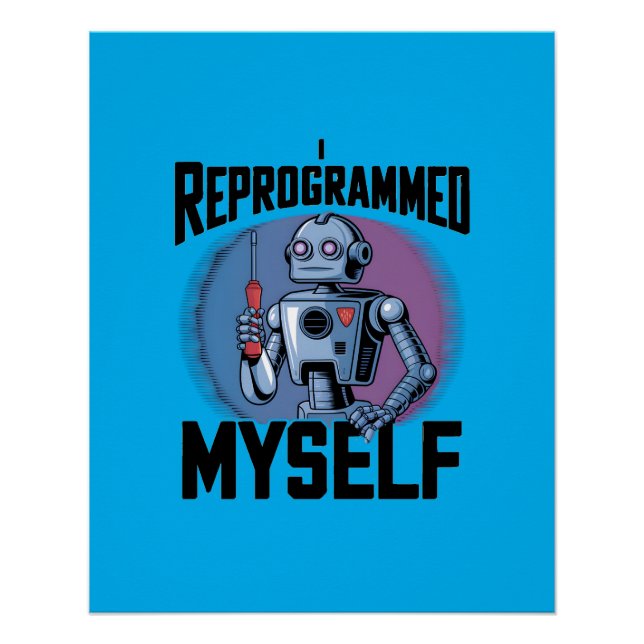 Póster Reprogramé mi arte digital2 (Anverso)