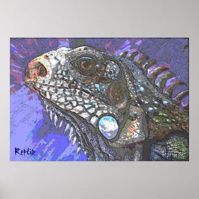 Póster Reptil 3 (Frente)