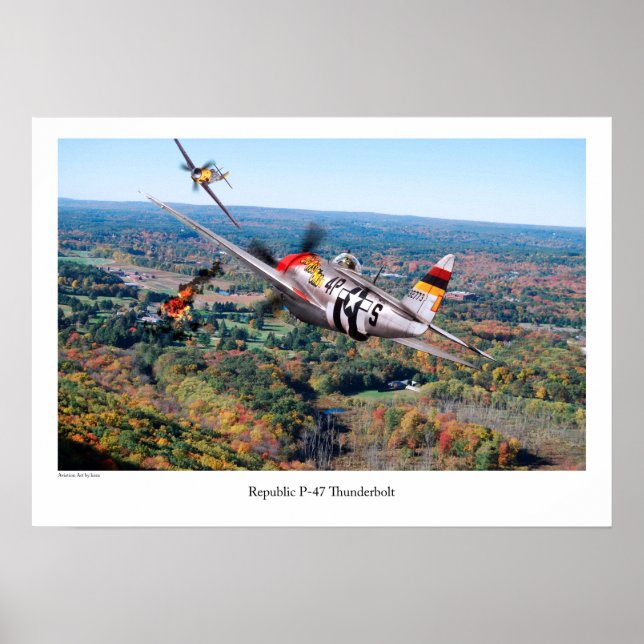 Póster Republic P-47 Thunderbolt (Frente)