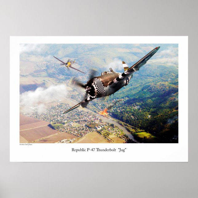 Póster Republic P-47 Thunderbolt (Frente)