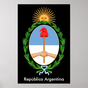 Póster República Argentina - Emblem Poster