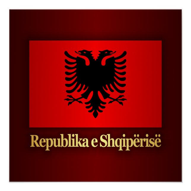 Póster República de Albania (Anverso)