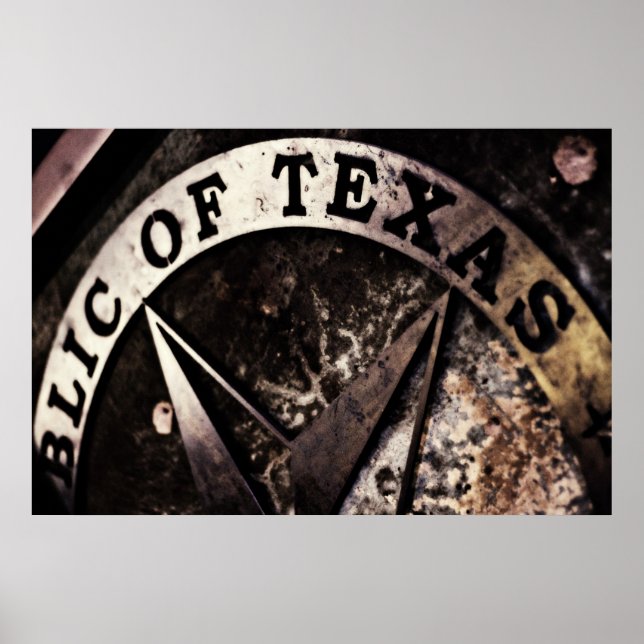 Póster República de Texas *poster* (Frente)