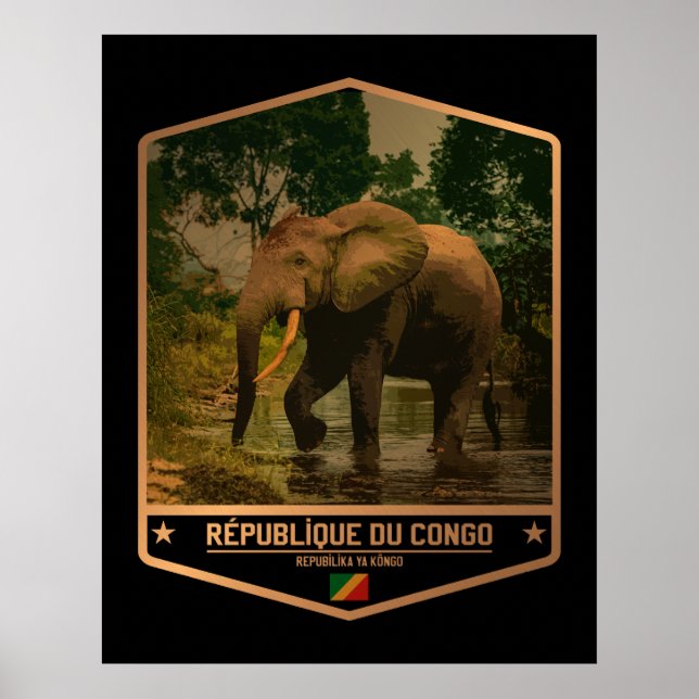 Póster República del Congo (Frente)