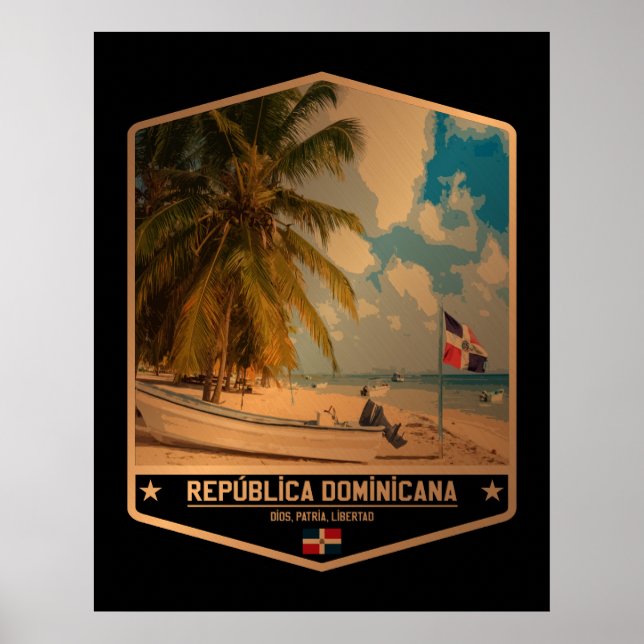 Póster República Dominicana (Frente)