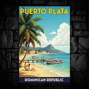 Póster República Dominicana: Colección de afiches de viaj