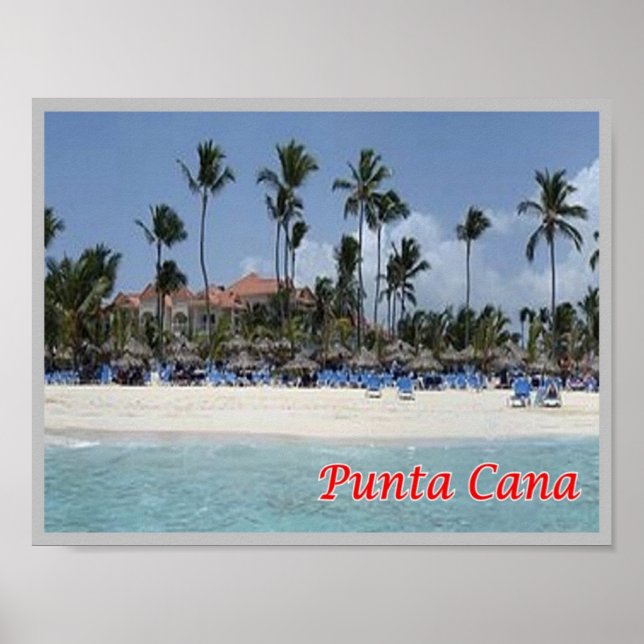 Póster República Dominicana - Punta Cana - (Frente)