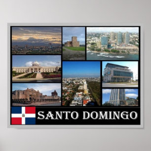 Póster República Dominicana - Santo Domingo - Mosaico -