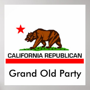 Póster Republicano de California