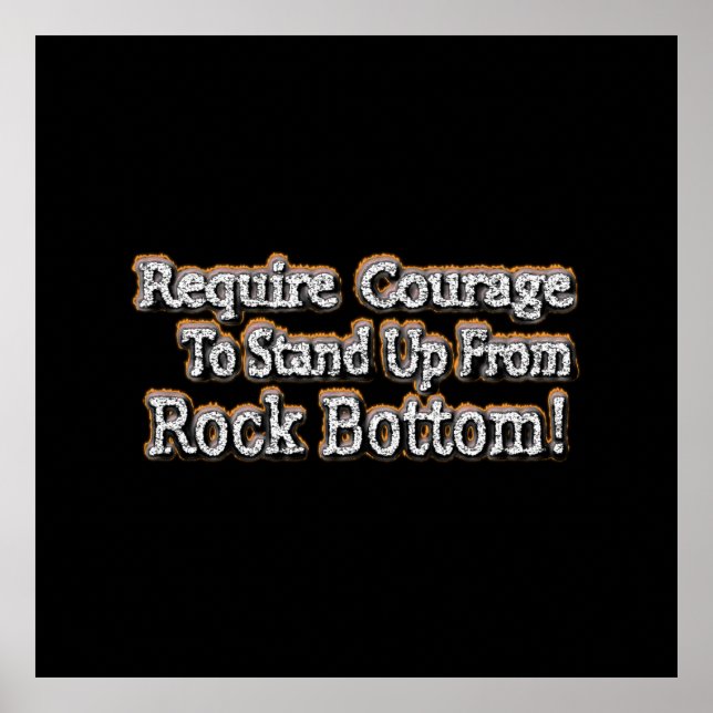 Póster "Requerir Valor" Diseño Cuto. ¡Hazte con una en Za (Frente)