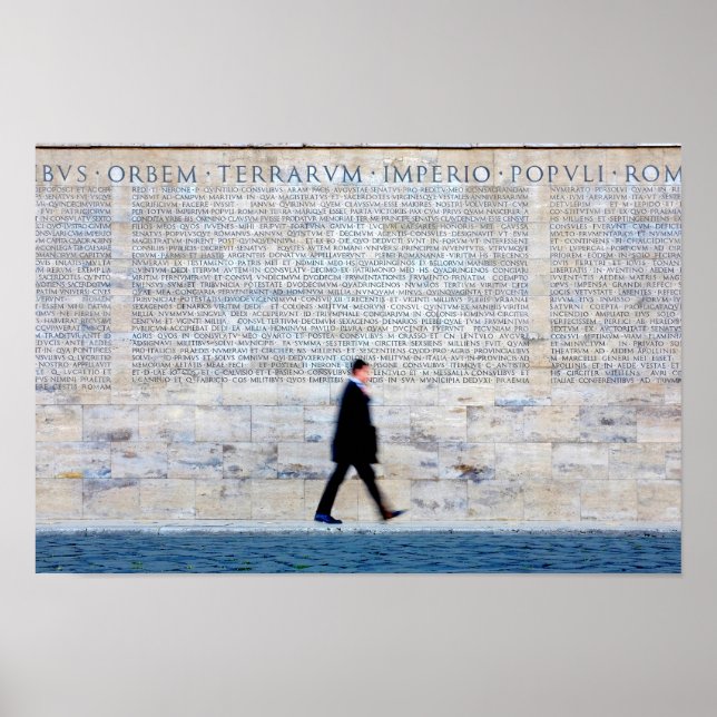 Póster Res Gestae Divi Augusti (Frente)