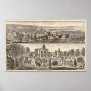 Póster Res manso, granja