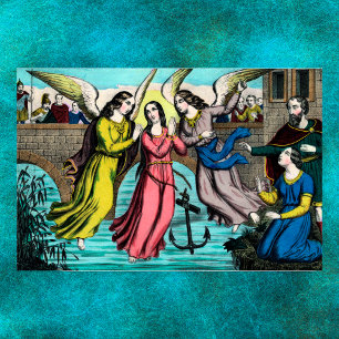 Póster Rescatan a Santa Filomena de ahogarse