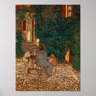 Póster Rescate en un jardín, 1898 por Edouard Vuillard