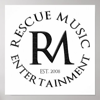 Póster Rescue Music Entertainment Poster