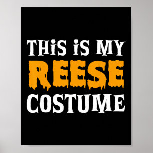Póster Rese Halloween Personalizado Costume Funny