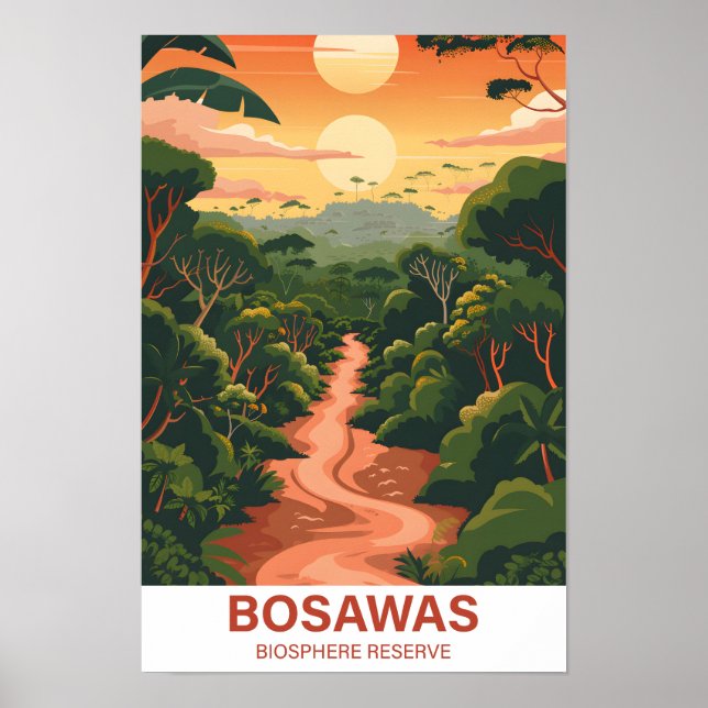 Póster Reserva de la Biosfera de Bosawas (Frente)