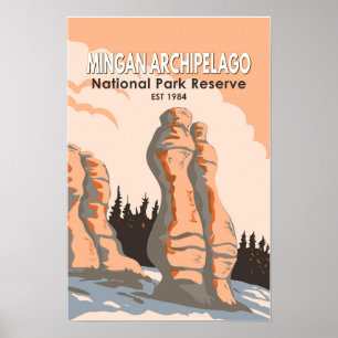 Póster Reserva de Parque Nacional del Archipiélago de Min