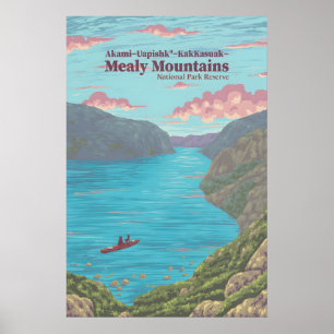 Póster Reserva del Parque Nacional Mealy Mountains Canadá