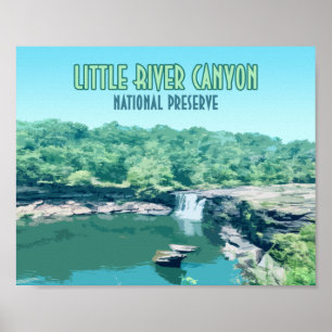 Póster Reserva Nacional del Cañón del Pequeño Río Alabama