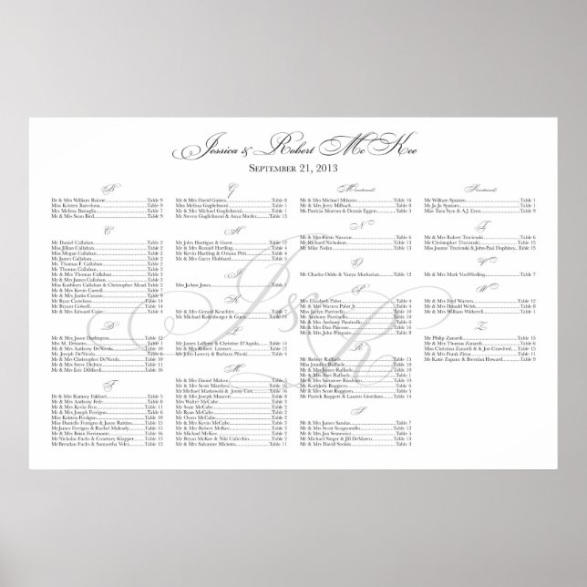 Póster ***RESERVADO PARA Jessica+Robert 36x24*** (Frente)