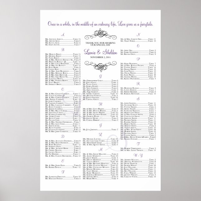 Póster ***RESERVED FOR Leonie+Sheldon*** (Frente)