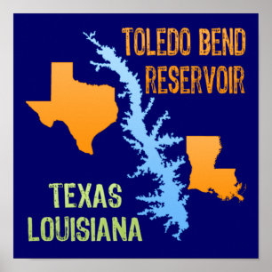 Póster Reservorio Toledo Bend
