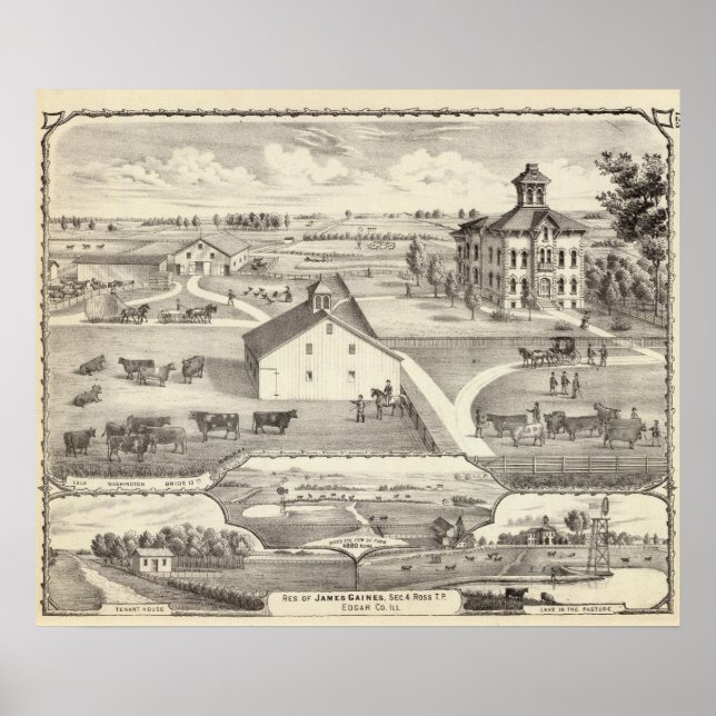 Póster Residence of James Gaines (Frente)