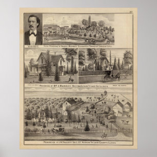 Póster Residences in Lake and Johnson counties