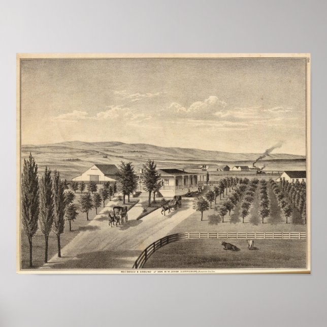 Póster Residencia de Dixon (Frente)