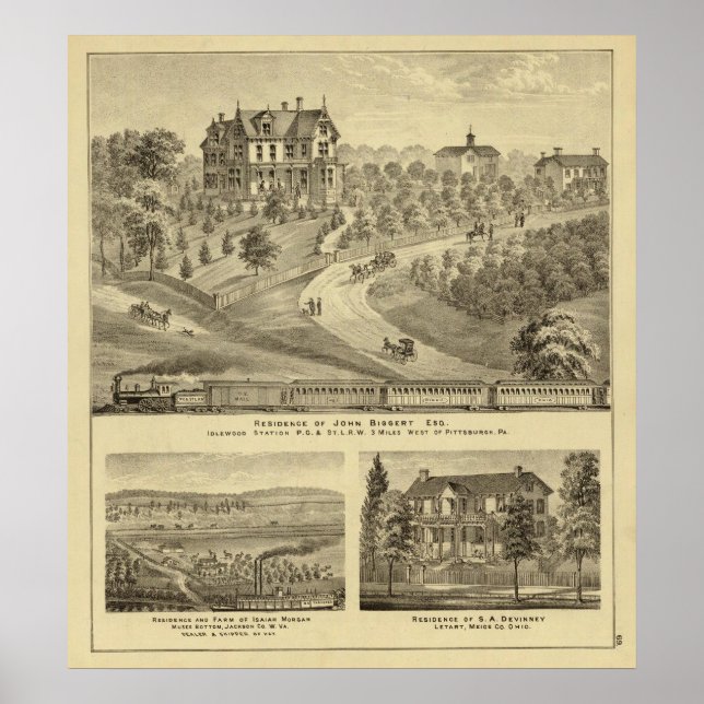 Póster Residencia de John Biggert, Estación de Idlewood (Frente)