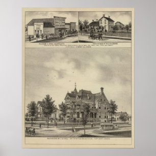 Póster Residencia de la colina de JD, Kansas