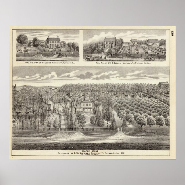 Póster Residencia de Maple Grove (Frente)