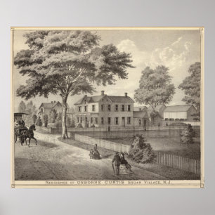 Póster Residencia de Osborne Curtis, Aldea Squan, NJ