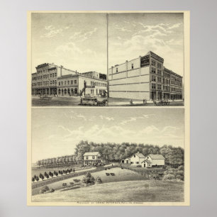 Póster Residencia de Petersen, Dewey, y Stone, Nebraska